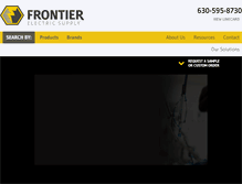 Tablet Screenshot of frontierelectric.com